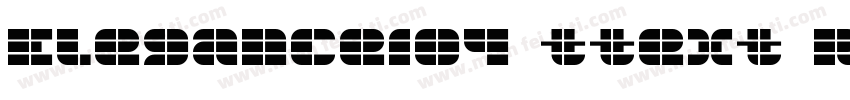 Elegance104 ttext Regular字体转换